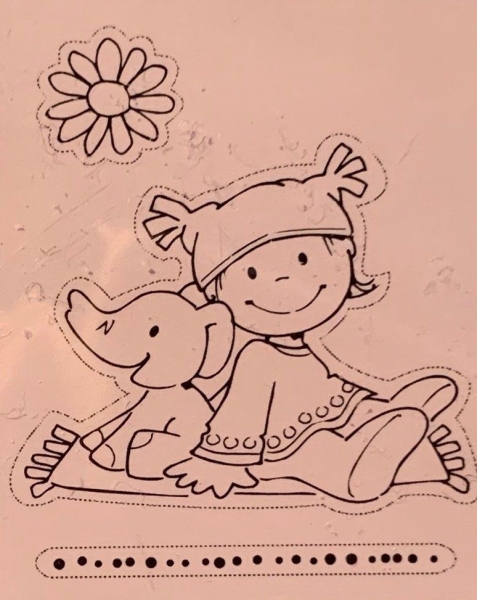 Clear Stamp Eline's Toddlers, sweet girl